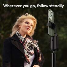 AI Face Tracking Tripod With Gesture Control And Remote Selfie Stick – Foldable Smart Photography Stand, No App Required, AI Tracking, Long Battery Life, Suitable For Phones And Cameras, Vlogging, Live Streaming, Travel Photography - View 9