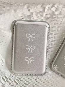 新款強力磁吸卡夾 MagSafe 適用於 Apple 17/16/15/14/13/12/11 背面黏貼式可愛個性化餐卡插槽套 定製款 - 彩色 - 查看 8