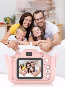 Children's Camera Toy Birthday Gift Fun Magic HD Mini Colorful Frame Cartoon Kids Selfie Toy Vlog Digital Video Recording Photo Camera - Multicolor - View 6