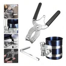 Quick Release Engine Piston Ring Compressor Tool Ratchet Type Clamp 53 - 175mm - A - View 1