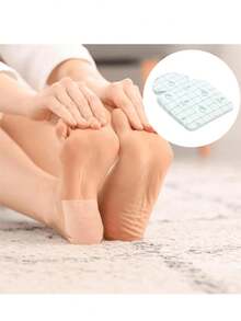 50pcs Invisible Moisture-Proof Heel Pads, Breathable Comfortable Moisturizing Cracked Heel Repair Protective Pads, Suitable For Sensitive Skin Foot Care - A - View 4