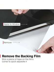 Película de Ventana Privacidad Oscurecimiento Adherente Estático Bloqueo UV Resistente al Calor a Prueba de Roturas Para Hogar Oficina Cocina - 1 unidad - Ver 7