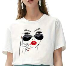 1/2/3PCS Red Lips Makeup Beauty Heat Transfer Stickers, DIY Iron-On Patches Suitable For T-Shirts, Pillow Decoration - Multicolor, Washable Plastic Appliques, Durable, Suitable For T-Shirts, Sweatshirts, Jeans, Bags And Hats - Multicolor - View 6