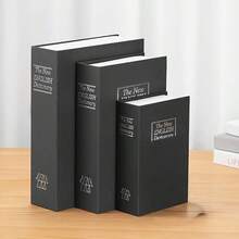 重型逼真書本箱,防盜鑰匙鎖家用現金盒,字典式書架箱 - 字典設計,內部中空,多種尺寸可選,無需組裝,無需充電,適用於家庭、辦公室、書架和書桌,可存放現金、珠寶、貴重物品,確保資金安全家用現金盒,安全大容量旅行現金箱,假期必備隱藏箱,防水家用箱,秘密戶外儲物盒 - 多款式 - 查看 8