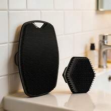 Body Scrub Set, 2pcs Exfoliating Back Brush With Hexagonal Face Brush, Multi-Functional Shower Cleaning Tool, Create Smooth Skin - Multiple Styles - View 4