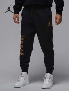 Nike Authentic JORDAN Men's Knit Sports Warm Cuffed Long Pants FD7468-011 - FD7468-011 - View 2