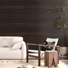 1 Roll Self-Adhesive Wood Grain Wallpaper - PVC Self-Adhesive Removable Wallpaper, Suitable For Cabinets, Furniture, Tables, Walls - Thickened Waterproof Vinyl Material, Easy To Apply And Remove - Home Decor, Room Renovation, Spring Refresh, DIY Decorative Stickers, Wall Panels, Wood Grain Peel And Stick Wallpaper - Black Walnut - View 2