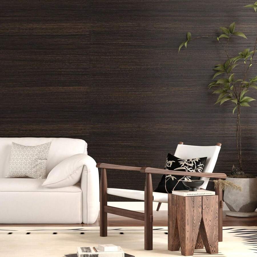 1 Roll Self-Adhesive Wood Grain Wallpaper - PVC Self-Adhesive Removable Wallpaper, Suitable For Cabinets, Furniture, Tables, Walls - Thickened Waterproof Vinyl Material, Easy To Apply And Remove - Home Decor, Room Renovation, Spring Refresh, DIY Decorative Stickers, Wall Panels, Wood Grain Peel And Stick Wallpaper