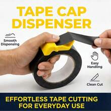 Dispenser Selotip Meja dengan Dasar Berat Anti Slip, Cocok untuk Kantor, Kerajinan, Proyek Seni, Scrapbooking, Sekolah, Pembungkusan Hadiah dan Pengiriman Paket - A - View 2