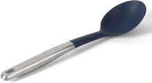 Calphalon Prime Kitchen Spoon, Kitchen Cooking Spoon, Silicone Spoon, Stainless Steel Spoon With Navy Silicone Head High-Heat Resistant For Nonstick Cookware, Ergonomic Handle For Stirring - ColorA - View 1