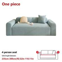 1pc Stretchable Pet-Friendly Sofa Cover, All-Season Slouchy Sofa Slipcover, Living Room Non-Slip Sofa Protector, Fully Dust-Proof - Multicolor - View 20