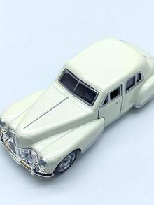 Children's Alloy Racing Car Model, Boys' Realistic Gliding Race Car Ornament, Mini Toy Car - White - View 3