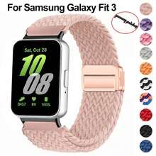 尼龍磁吸錶帶 適用於 Galaxy Fit 3 編織錶帶 適用於 Galaxy Fit 3 更換手鍊配件 - For Galaxy Fit 3 - 查看 2