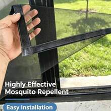 Removable Magic Sticker Window Screen Household Dustproof Bug Net - A - View 4