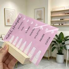 Acrylic Nail Art Finger-Shaped Pink Display Stand, Nail Tip Showcase & Storage Rack, Nail Salon Sign Decor - Multicolor - View 5