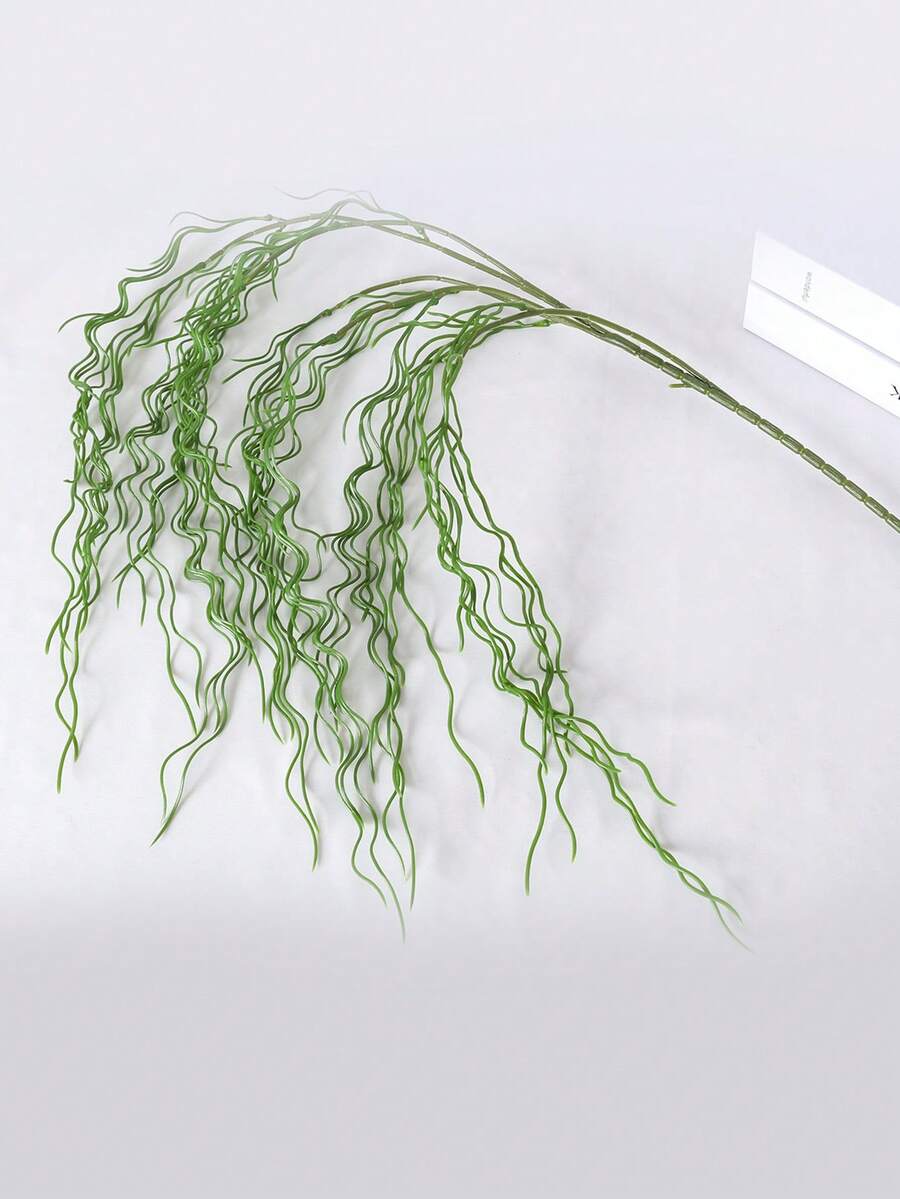 Artificial Hanging Greenery Stems, Fake Trailing Vine Plants, Assorted Styles For Wall, Ceiling, Wedding And Home Decoration - Green - View 1