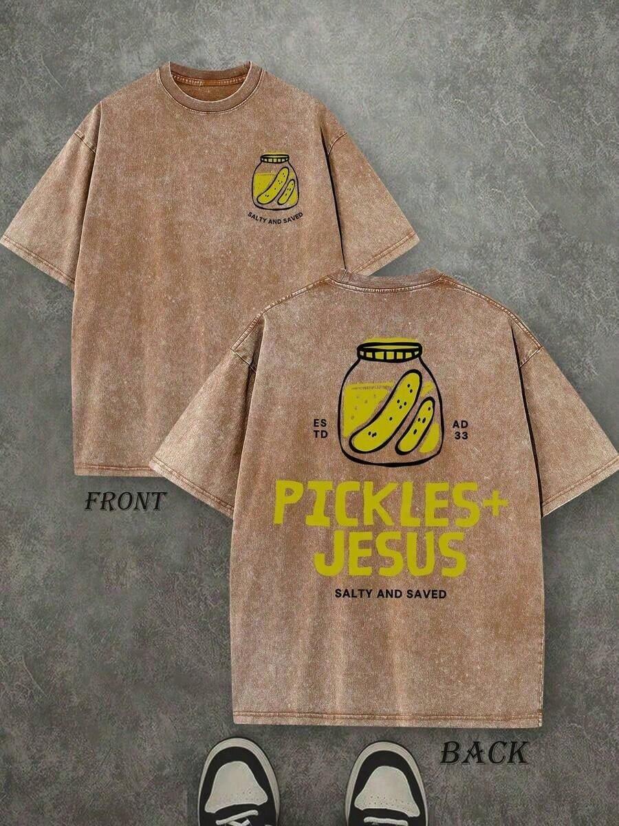 230 G/M², High-Quality Cotton, Comfortable And Skin-Friendly, Unisex, T-Shirt With Christian Scriptures, Christian Gifts For Men And Women, Urban Style, Autumn T-Shirt - 白色 - 查看 1