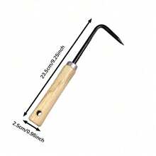 1pc Single Claw Potted Root Hook Loose Soil Tool Root Hook Garden Gardening Tool Bonsai Maintenance Root Remover Weeding Machine - A - 查看 9