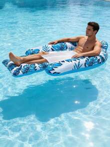 Inflatable Floating Lounge Chair, Suitable For Pool, Beach, Ocean Party, Leisure Gathering - Single Floating Seat - A - View 3