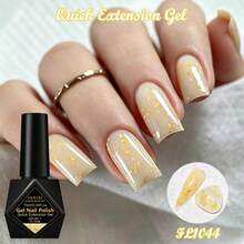 FOUR LILY 10ml Gold Foil Quick Build Gel - Shiny Fast Nail Extension, Soak-Off UV/LED Nail Gel, Suitable For DIY And Salon Manicure - Multicolor - View 13