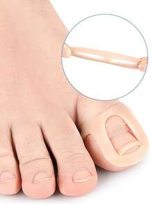 2pcs 8-Shaped Ingrown Toenail Correctors, Physical Stretching And Rebounding Nail Groove Straightener, Suitable For Various Types Of Foot Care - Multicolor - View 2
