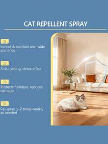 Cat Repellent Spray For Furniture And Pet Protection, Cat Behavior Training Spray, Bedding No-Go Zone To Prevent Animal Scratching, Repellent Spray To Solve Cat Urine Issues, Pet Cat Repellent Spray - 100ml - View 5