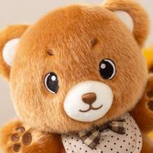 Juguetes de peluche de animales de 18cm/7.09in, gato negro, lobo, ratón, oso, cómodos, perfectos para decorar la cama o el sofá, decoración ideal para vacaciones, fiesta temática o reunión, regalo de decoración, también regalo perfecto para el cumpleaños o celebración de los niños. - Multicolor - Ver 3
