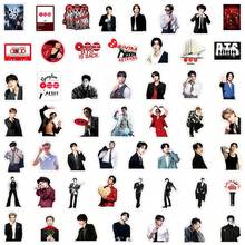 50張 K-POP BT/S ARIRANG 專輯貼紙，包含 SU/GA、J-Ho/Pe、Ji/Min、V 和 Jung/K00k 多種風格，必備 BT/S 粉絲周邊，適合裝飾卡片、專輯、筆記本、手機殼和行李箱 - 彩色 - 查看 5
