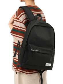 Large Capacity 15.6 Inch Laptop Backpack, Unisex For Girls And Boys, Multi-Compartment Fashionable Multifunctional Backpack, With Anti-Theft Back Pocket, Travel Commute Student School Bag, Adjustable Shoulder Straps Durable Buckle, Lightweight Daily Work Commute Backpack - Multicolor - View 7
