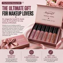 Envie Nude Matte Lipstick Set Waterproof Long Lasting Liquid Lip Gloss 3 Shades Kit - Multicolor - View 4