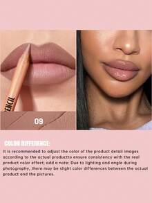 Pudaier 1pc Waterproof Nude Lip Liner Pencil, 3D Lip Contour Pencil, Sweet Valentine's Day Gift - 09 - View 6