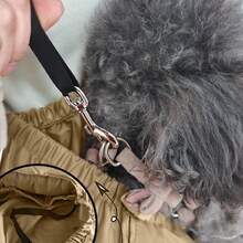 ARC ARCE Pet Crossbody Travel Bag, Cat Travel Carrier, Portable Large Capacity Durable Expandable Cat Bag, Pet Harness Travel Dog Backpack - Coffee Brown - View 7