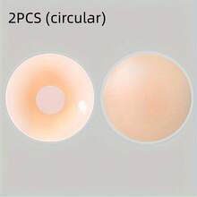 10pcs Reusable Seamless Silicone Nipple Covers, Invisible Self-Adhesive Anti-Protrusion Breast Pads, Comfortable Breathable Easy To Clean Lingerie Accessories For Women - A - View 12