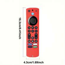 1 buah Casing Pelindung Remote Control Silikon, Kompatibel dengan Fire TV Stick 4K Max/Remote Suara Alexa Insignia - MultiWarna - View 3