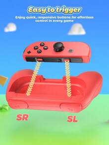 2pcs Switch Controller Grip Covers, Universal Switch Controller Stand Set, Anti-Slip Durable Game Controller Holder, Shock-Absorbing Gaming Accessories, Compatible With Switch, OLED, Lite, Joy-Con And Pro Controllers - View 5