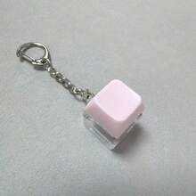 Llavero de teclado cuadrado de 9 teclas/4 teclas/1 tecla, juguete de botón antiestrés, colgante creativo de teclado, adorno decorativo para bolso, regalo para amigos - Multicolor - Ver 22