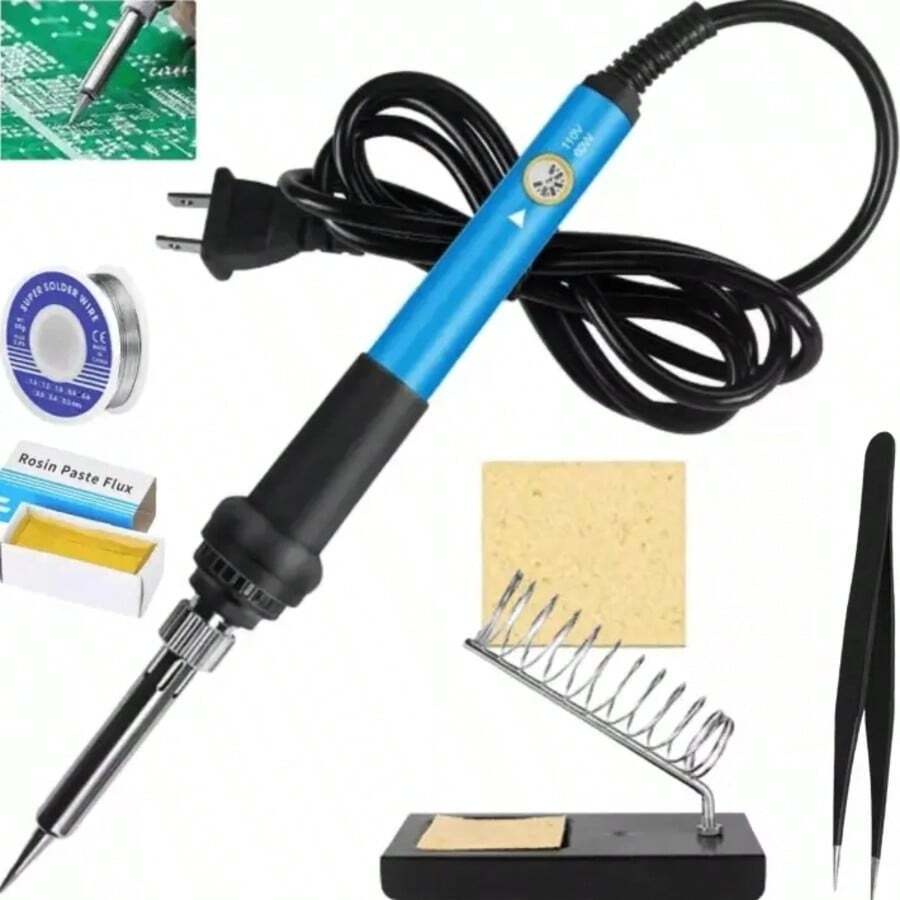 Electric Soldering Kit With Adjustable Temperature - US A Type Plug(110-127V) - View 1