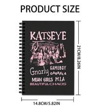 1本 KATSEYE 官方主題筆記本（橫線頁版本）－收藏級偶像封面、內含常規橫線頁、K-POP 粉絲專屬日記、追星手帳禮物、學校用品 - 筆記本 - 查看 6
