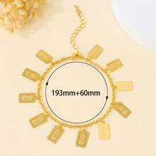 Dubai Fashion Anklet Bracelet 21k Gold Plated Arabic Islamic Vintage Coin Anklet Oman Women's Activity Party Lucky Accessory - Anklet - View 27
