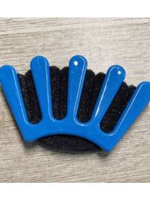 1 pieza Herramienta de trenzado francés, trenzador de cabello de esponja, herramienta de peinado de trenza francesa DIY para mujeres y niñas, clip trenzador de peinado de cabello de esponja - Azul - Ver 5