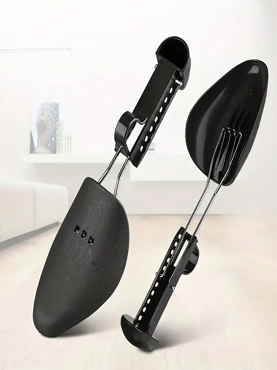 1 Pair Unisex Adjustable Plastic Shoe Trees, Anti-Deformation Shoe Stretchers, Shoe Storage Organizer - Multicolor - View 1