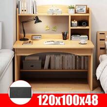 Computer Desk Study Table Writing Shelves Home Office Wooden Workstation Laptop - Default - View 3