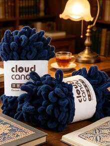 1/4pcs 8m Soft Round Yarn, Thick Yarn, Suitable For DIY Knitting Dolls, Bags, Sweaters, Blankets, 100g Per Piece - AA - View 3