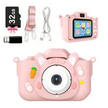 Children's Camera Toy Birthday Gift Fun Magic HD Mini Colorful Frame Cartoon Kids Selfie Toy Vlog Digital Video Recording Photo Camera - Multicolor - View 3