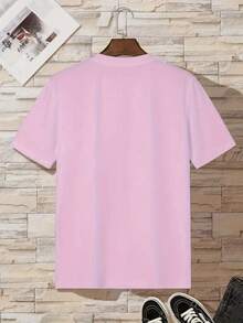 Pure Cotton T-Shirt For Boys With Video Game Controller Design - 粉紅色 - 查看 2