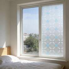 1 Roll Self-Adhesive Safety Window Film, Sun-Shading Window Film, Suitable For Home, Office, Stickers, Wall Decals, Vinyl Stickers, Home Decor, Spring Decoration, Refresh Your Home, Holiday Decoration Stickers, Birthday Gifts, Graduation Ceremony, Kitchen Accessories - Baby Blue - View 15