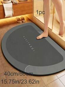 1pc Ultra Absorbent Non-Slip Bathroom Mat, Soft Water-Absorbing Quick-Drying Silicone Design. Suitable For Living Room, Kitchen, Hallway, Bathroom And Bedside Areas. Thickened Design, Also Perfect For Shower Spaces - Multicolor - View 12