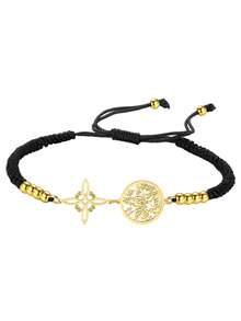 LIKGREAT 1pc Double Protection Bracelet Witch Knot Pentagram Tetragrammaton Stainless Steel Jewerly - Bracelet Series - View 20