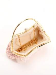 1 buah Tas Tangan Wanita Dekorasi Irisan Cangkang Alami Warna Pink, Tas Pantai Gaya Liburan Putri Duyung Buatan Tangan Boho, Tas Tote Jaring Ikan Bentuk Belah Ketupat, Cocok untuk Sehari-hari, Pernikahan, Pesta, Perjalanan dan Liburan Santai (Retakan dan Cacat Normal pada Irisan Cangkang Adalah Hal yang Wajar) - Berwarna merah muda - View 8