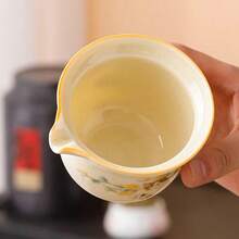 1件組戶外旅行茶具套裝，便攜露營茶具，快速沖泡功夫茶具，輕量奢華可愛 - 彩色 - 查看 3